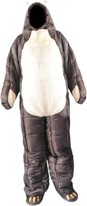 Mummy Sleeping Bag Camping Sleeping Bag Lightweight Warm Winter Humanoid Sleep Bag Bear Shaped for Indoor Backpacking Travel