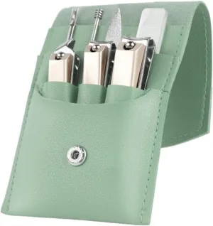 Nail Clipper Set Manicure Set, 7 Pieces Nail Clippers Pedicure Kit, Stainless Steel Travel Nail Kit Professional Grooming Kit, Manicure Kit with Portable Travel Pack Manicure Set