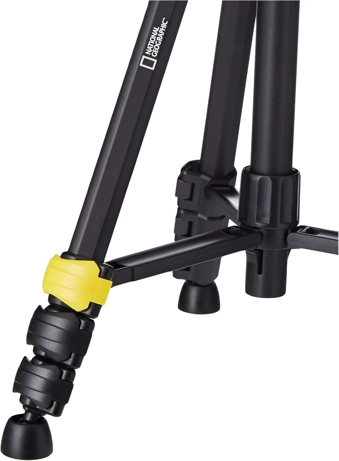 NATIONAL GEOGRAPHIC PhotoTripod Kit Large, with Carrying Bag, 3-Way Head, Quick Release, 4-Section Legs Lever Locks, Geared Centre Column,Load up 3kg, Aluminium, for Canon, Nikon, Sony, NGHP001