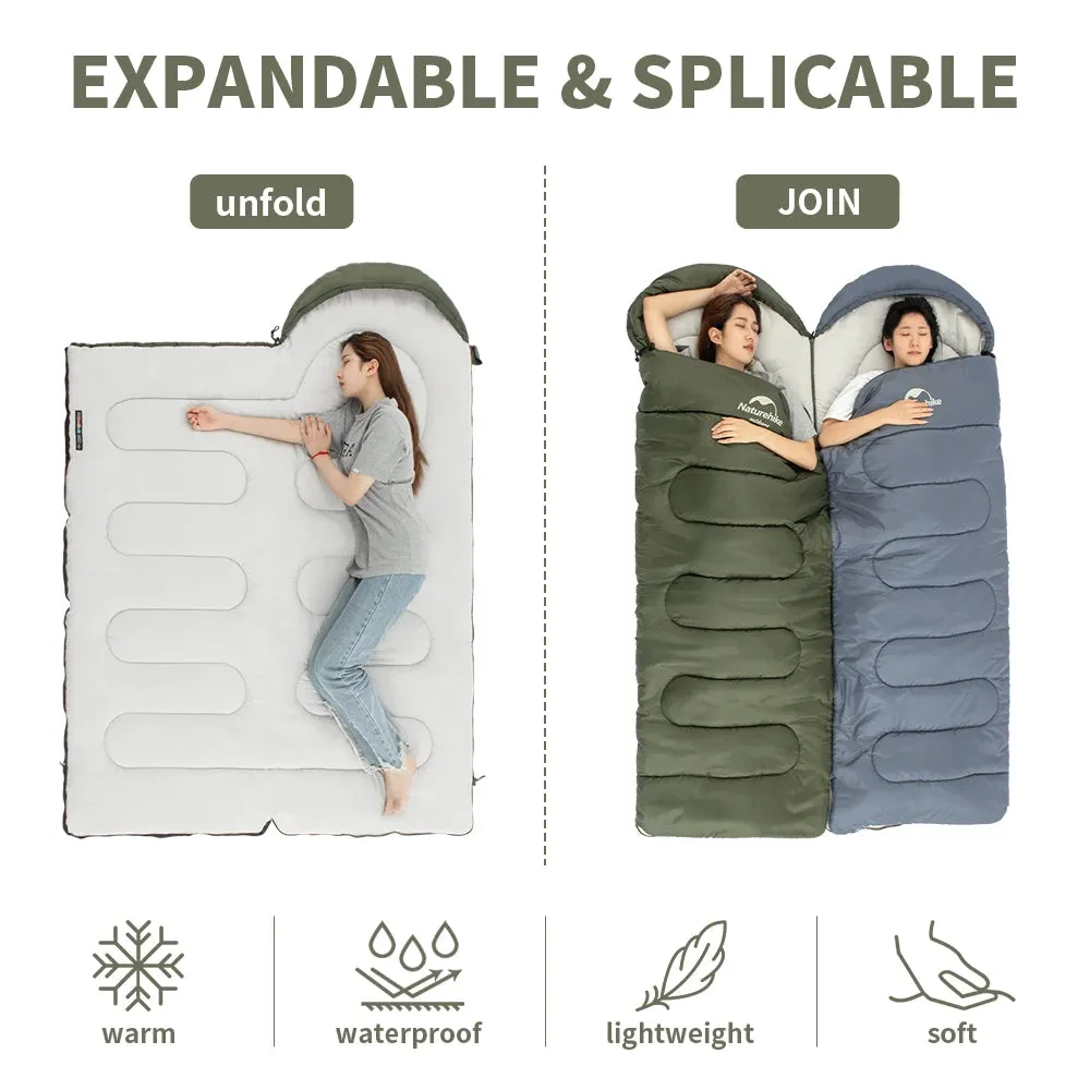 Naturehike Y150 Sleeping Bags Ultralight Cotton Sleeping BagOutdoor Camping Home Leisure Sleeping Bag Hiking Sleeping Bag