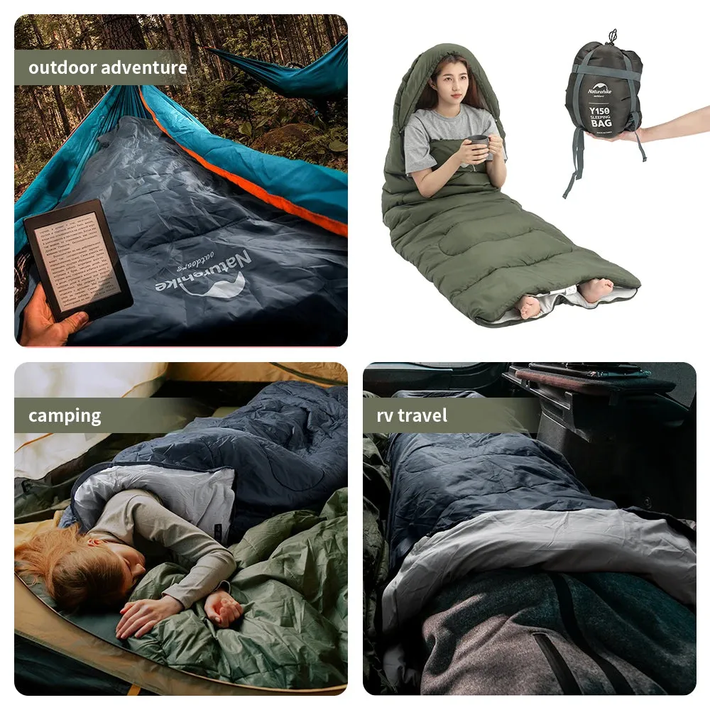 Naturehike Y150 Sleeping Bags Ultralight Cotton Sleeping BagOutdoor Camping Home Leisure Sleeping Bag Hiking Sleeping Bag