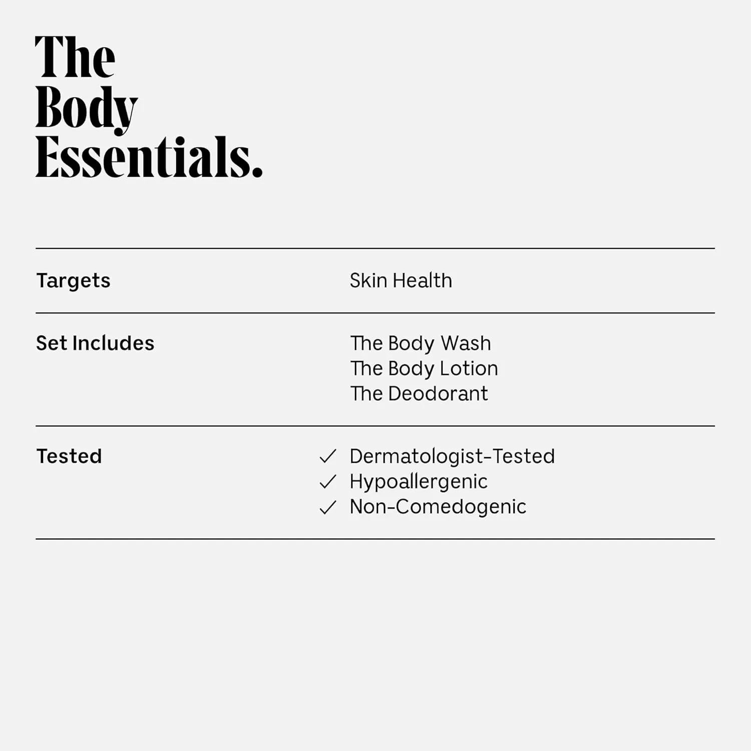 Nécessaire Eucalyptus Body Essentials Set – Travel-Size Body Wash, Body Lotion   Deodorant | For Women   Men | Dermatologist-Tested. Hypoallergenic. Vegan | Aluminum-Free Deodorant