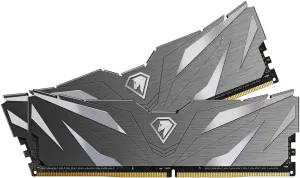 Netac DDR4 DRAM 32GB Kit (2x16GB) 3200MHz XMP 2.0 Dual Channel RAM CL16 (PC4-25600) 1.35V 288-Pin Upgraded Aluminum Heat Sink Ideal for Gaming Computer Upgrade - Shadow II Series