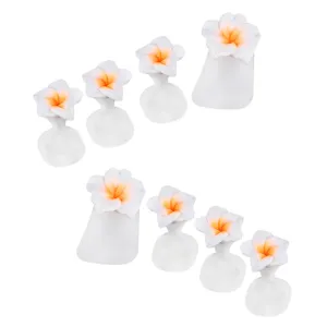NOLITOY Professional Nail Separators Toe Spacers for Manicure 8pcs Soft Silicone Toe Dividers for Home Salon Use