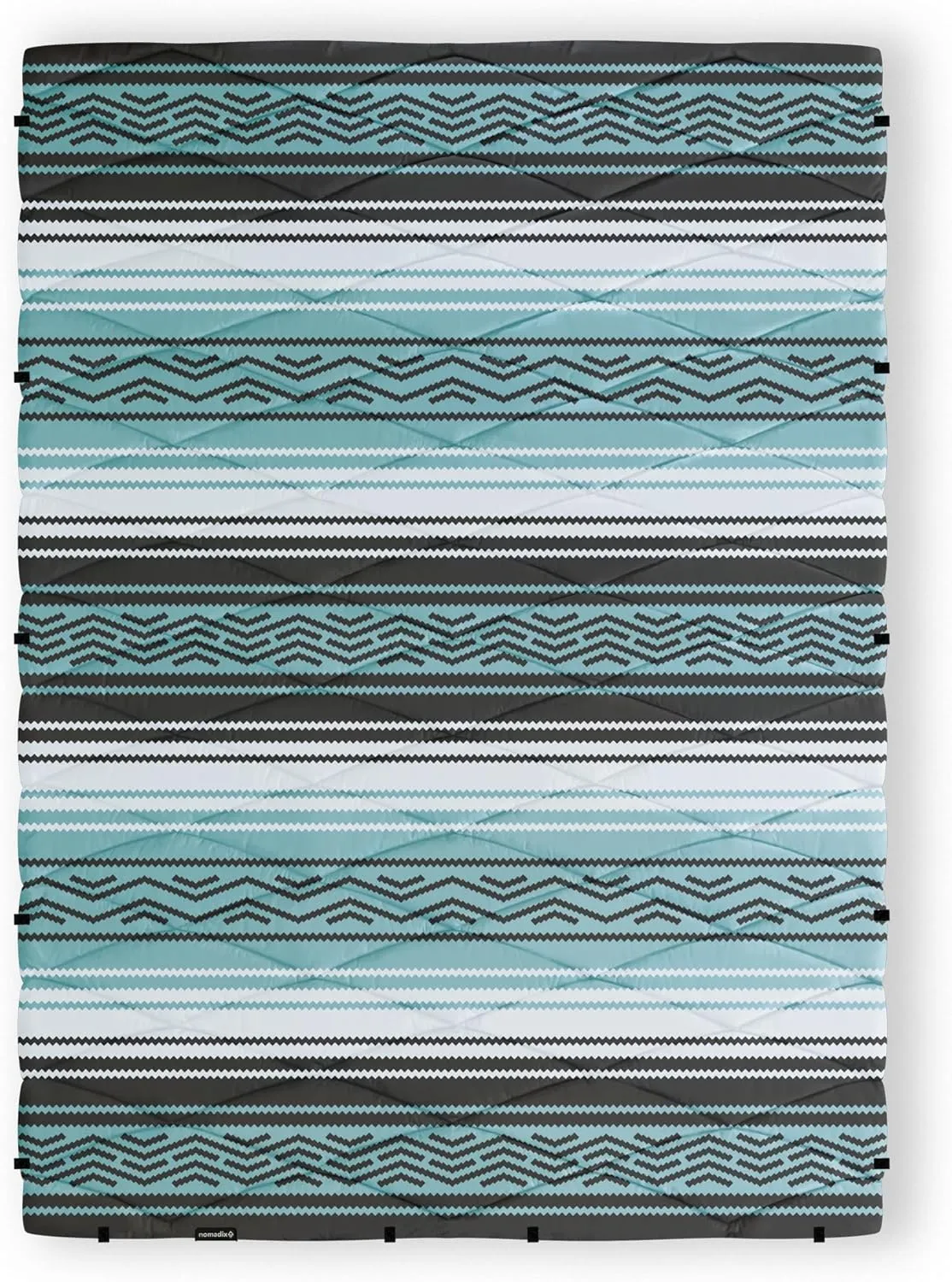 Nomadix Puffer Blanket – Water-Resistant, Eco-Friendly Insulated Blanket with Snaps for Camping, Beach, and Travel, Made from Recycled Materials