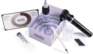 Nuva Follifill SMP Pigment Kit – Deepest Scalp Micropigmentation Ink with Superior Retention, 15ml Bottle for 50  Treatments, Includes Mixer, Syringes, Cups & Diluting Chart, Brown