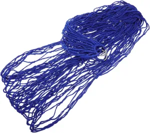 Nylon Rope Hammock for Camping Lightweight Single Person Mesh Hanging Bed Portable Outdoor Sleeping for Travel Backyard and Patio Use