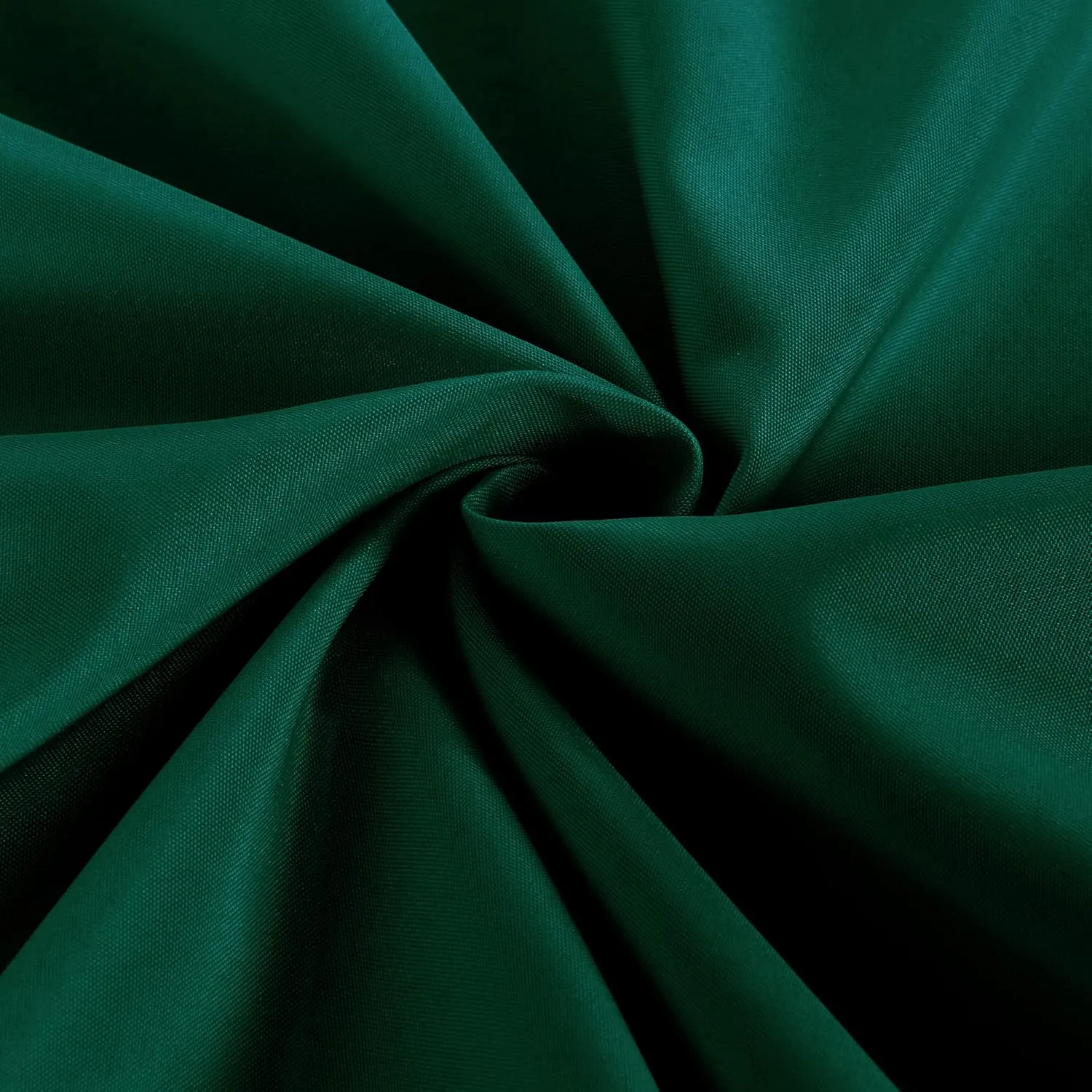 Obstal 2 Pack Blackish Green Table Cloths for 4 Foot Rectangle Tables - Water Resistant Washable Fabric Polyester Rectangle Table Cover Protector for Wedding, Banquet and Trade Shows