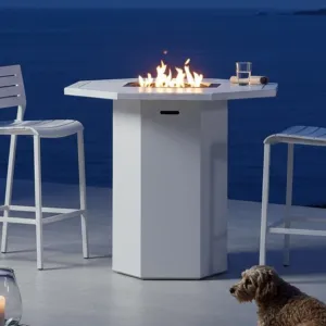 Octo Bar Fire Table (Tabletop) - Aluminum