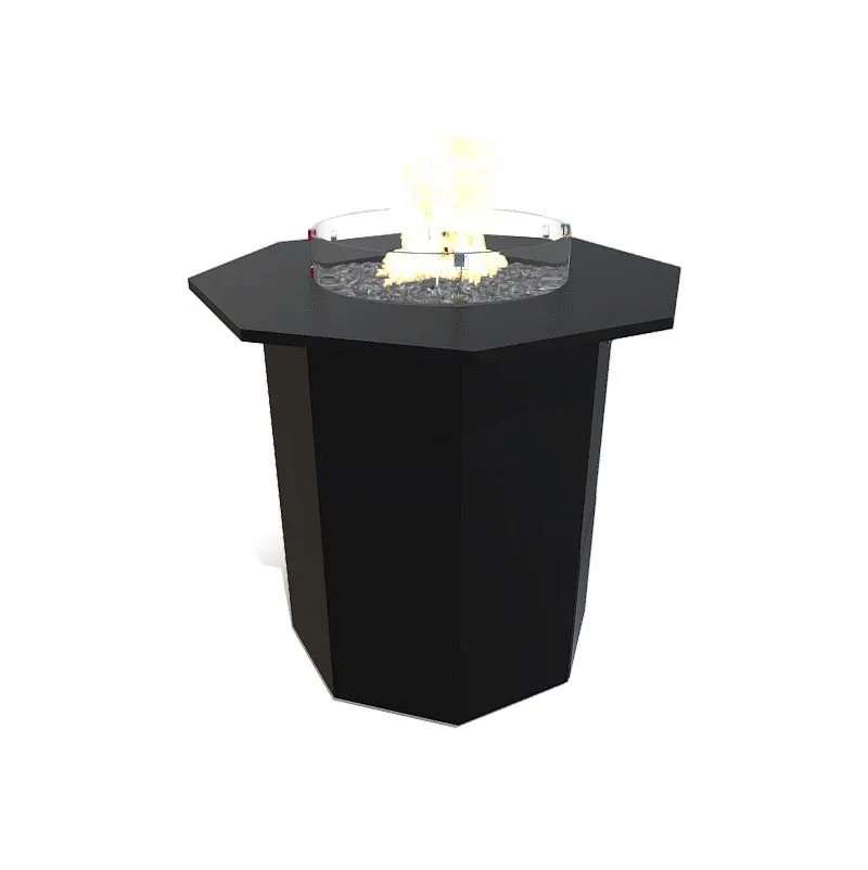 Octo Bar Fire Table (Tabletop) - Aluminum