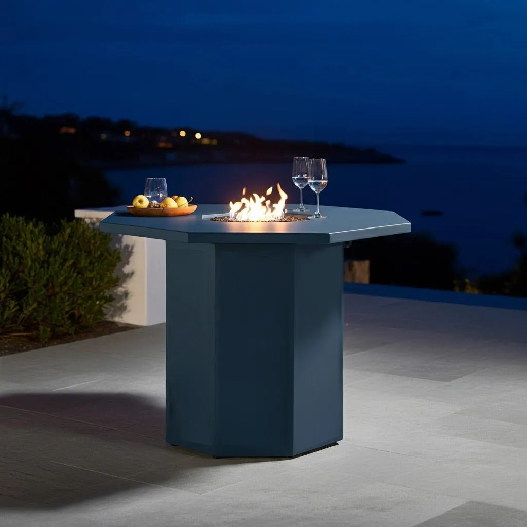 Octo Bar Fire Table (Tabletop) - Aluminum