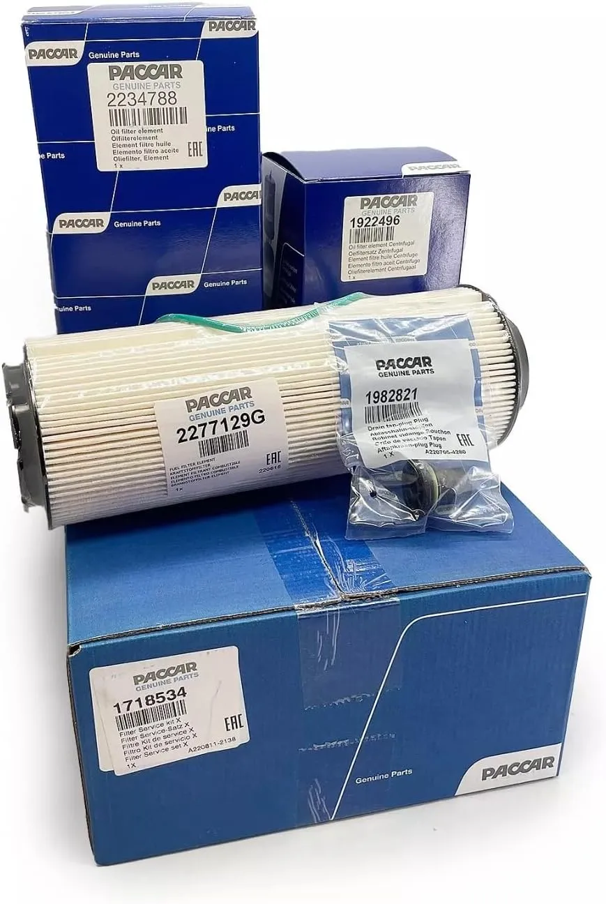 OEM Filter Service Kit for Paccar MX-13 EPA13 Oil, Fuel, Element & Plug.