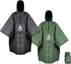 OneTigris Camping Blanket Honcho Poncho with 3M Thinsulate Insulation-2 pack