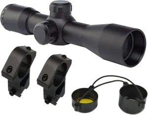 Optics Kit for Marlin Model 22 60 60SN 795 60C Rifles - Includes The Following - Compact 4x32 Rifle Scope   Dovetail Scope Ring Mounts