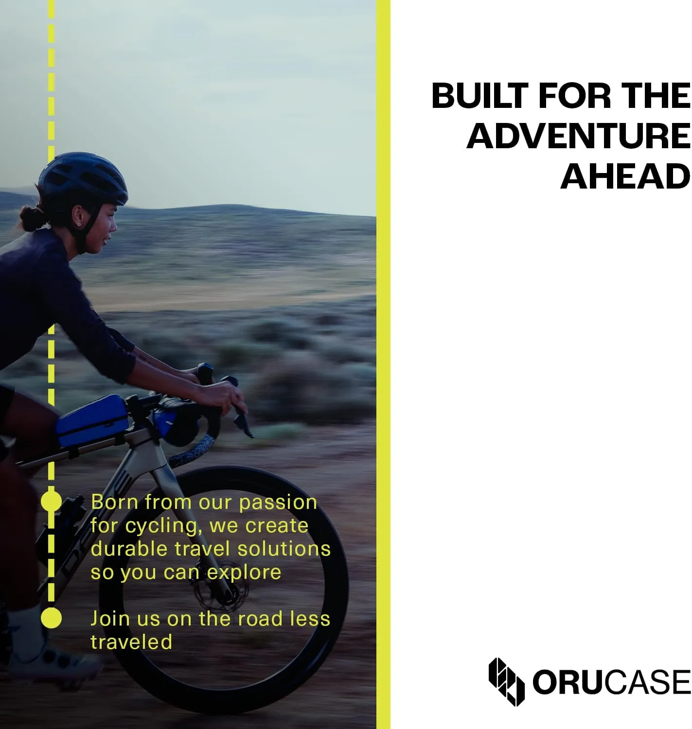 ORUCASE Smuggler HC Bike Handlebar Bag - Waterproof Bike Bags for Bicycles - Insulated Storage Bicycle Bag - Tough Front Bike Pouch - 1.6 L - Glaucous