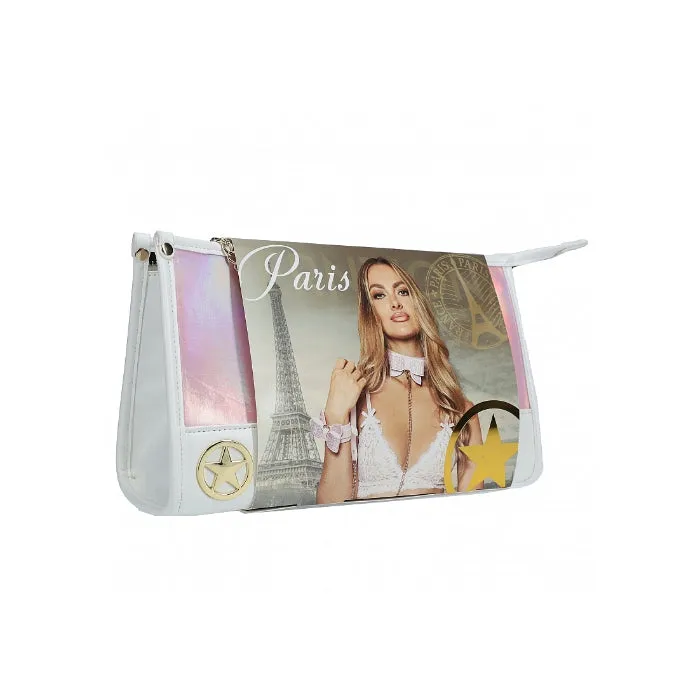 Ouch! Paris Collection Iridescent Leather BDSM Kit With Travel Bag