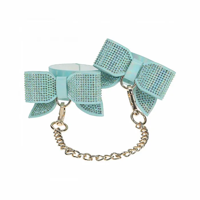 Ouch! Paris Collection Iridescent Leather BDSM Kit With Travel Bag