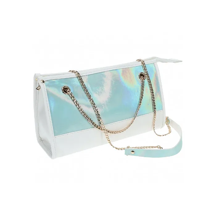Ouch! Paris Collection Iridescent Leather BDSM Kit With Travel Bag