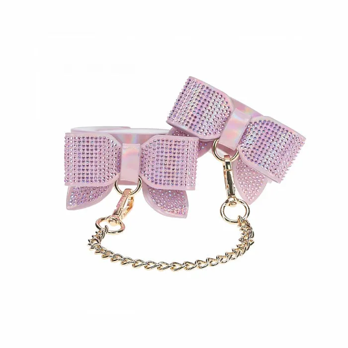 Ouch! Paris Collection Iridescent Leather BDSM Kit With Travel Bag