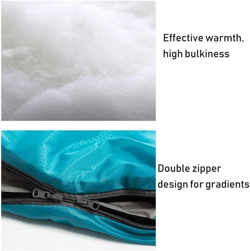 Outdoor Adult Sleeping Bag-Double Sleeping Bag; Warm and Comfortable for Family Camping