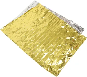 Outdoor Camping Blanket 10pcs Emergency Thermal Survival Blankets Reflective Film for Cold Weather