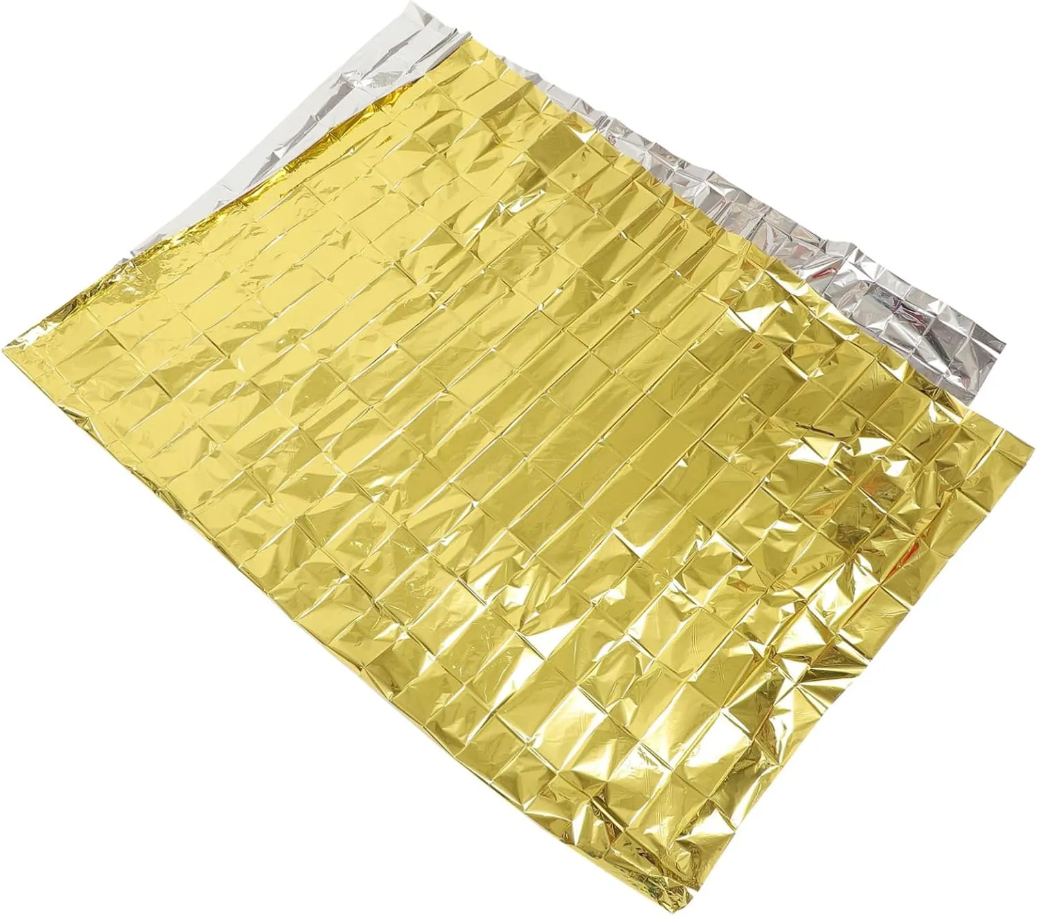 Outdoor Camping Blanket 10pcs Emergency Thermal Survival Blankets Reflective Film for Cold Weather
