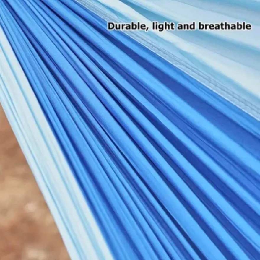 Outdoor Camping Hammock Lightweight 260x140cm Portable Travel Grey V201-W13050217