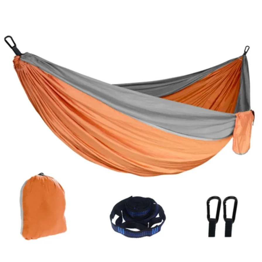 Outdoor Camping Hammock Lightweight 260x140cm Portable Travel Orange V201-W13050218