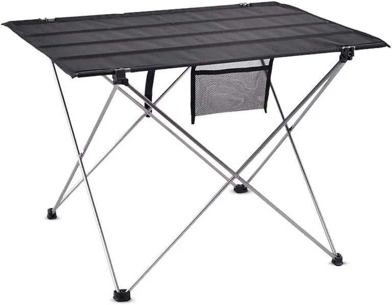 Outdoor Camping Table Portable Foldable Desk Furniture Computer Bed Ultralight Aluminium Hiking Climbing Picnic Folding Tables