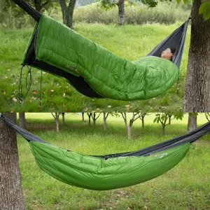 Outdoor Camping Underquilt Sleeping Bag Hybrid Filling Sleeping Bag Quilt Blanket Hybrid Sleeping Bag Hammock Underquilt Camping Quilt