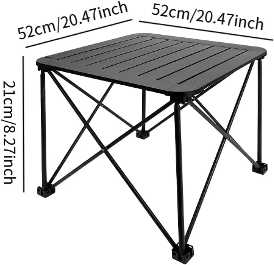 Outdoor Foldable Table Outdoor Furniture Heavy Duty Camping Table Portable Desk for Mountaineering BBQ Grilling Garden Yard, Medium