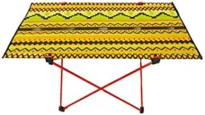 Outdoor Furniture Aluminium Alloy Folding Picnic Table Light Portable Camping Road Trip Mountain Climbing