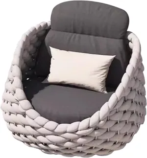 Outdoor Patio Furniture, Weather Resistant Rattan Sofa Coffee Table, Large Dining Furniture Set for Outdoor Deck Yard Porch(Size:3-Seat Sofa) (One Color 1)