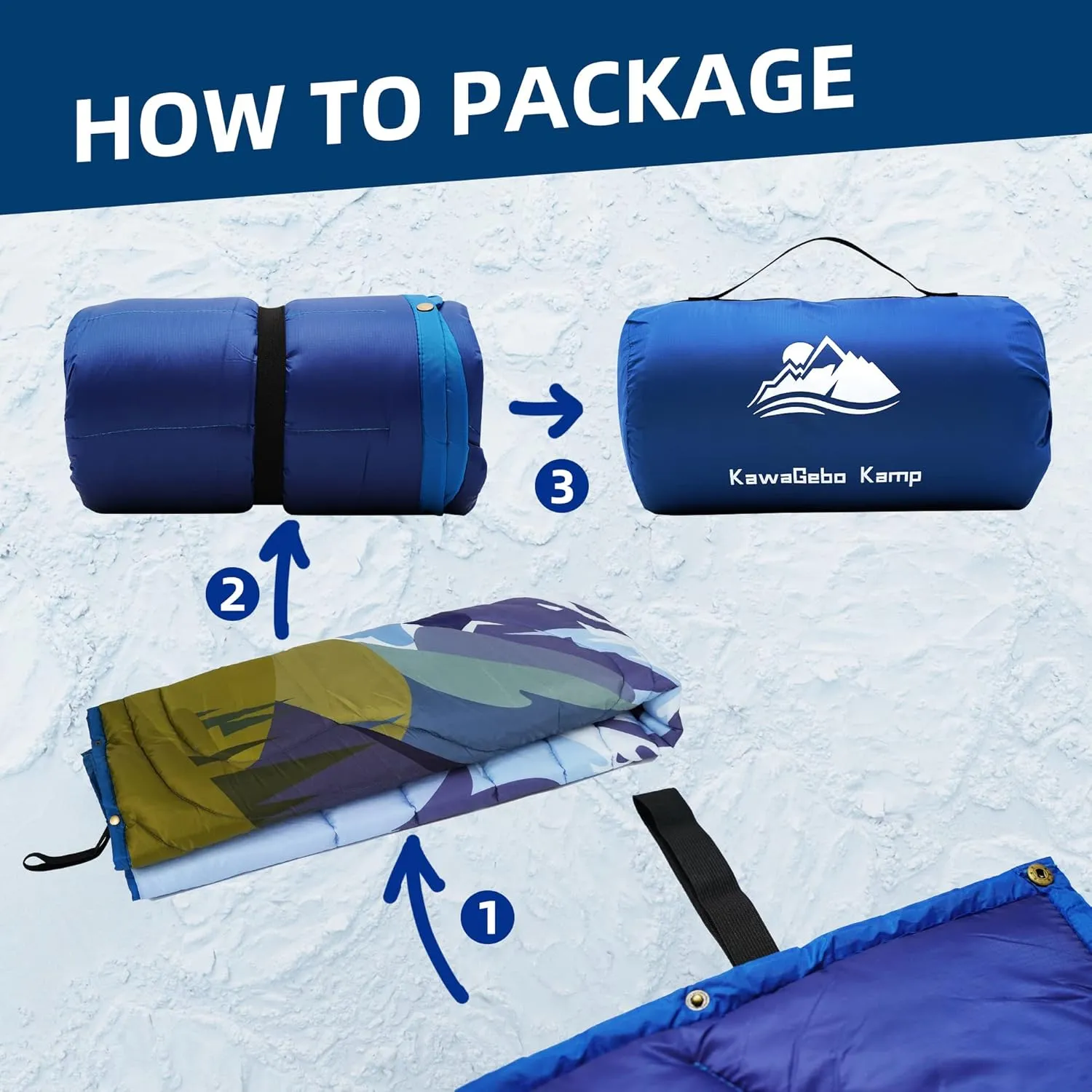 Outdoor Puffy Camping Blanket, Lightweight Windproof Warm Stadium Blanket, Packable Travel Camping Quilt for Cold Weather, Hiking, Backpacking, Sleeping, Hammock, Adventure 78"x 56"