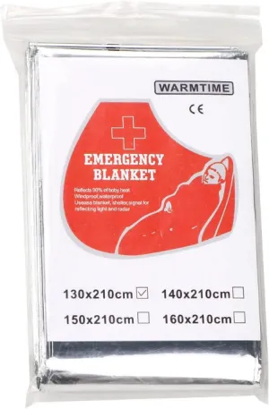 Outdoor Survival Insulation Blanket, First aid Blanket, Marathon Double-Sided Silver Emergency Survival Equipment