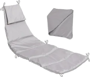 Outdoor Swing Chaise Lounge Replacement Pad and Sunshade Cover for Patio Furniture Hanging Hammock Chair Cushion pad, Sun Resistant Breathable Waterproof