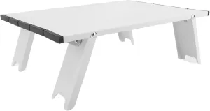 Outdoor Ultralight Portable Mini Folding Aluminum Table, Sturdy Stable Design Compact Camping Table with Storage Bag for Traveling Picnics