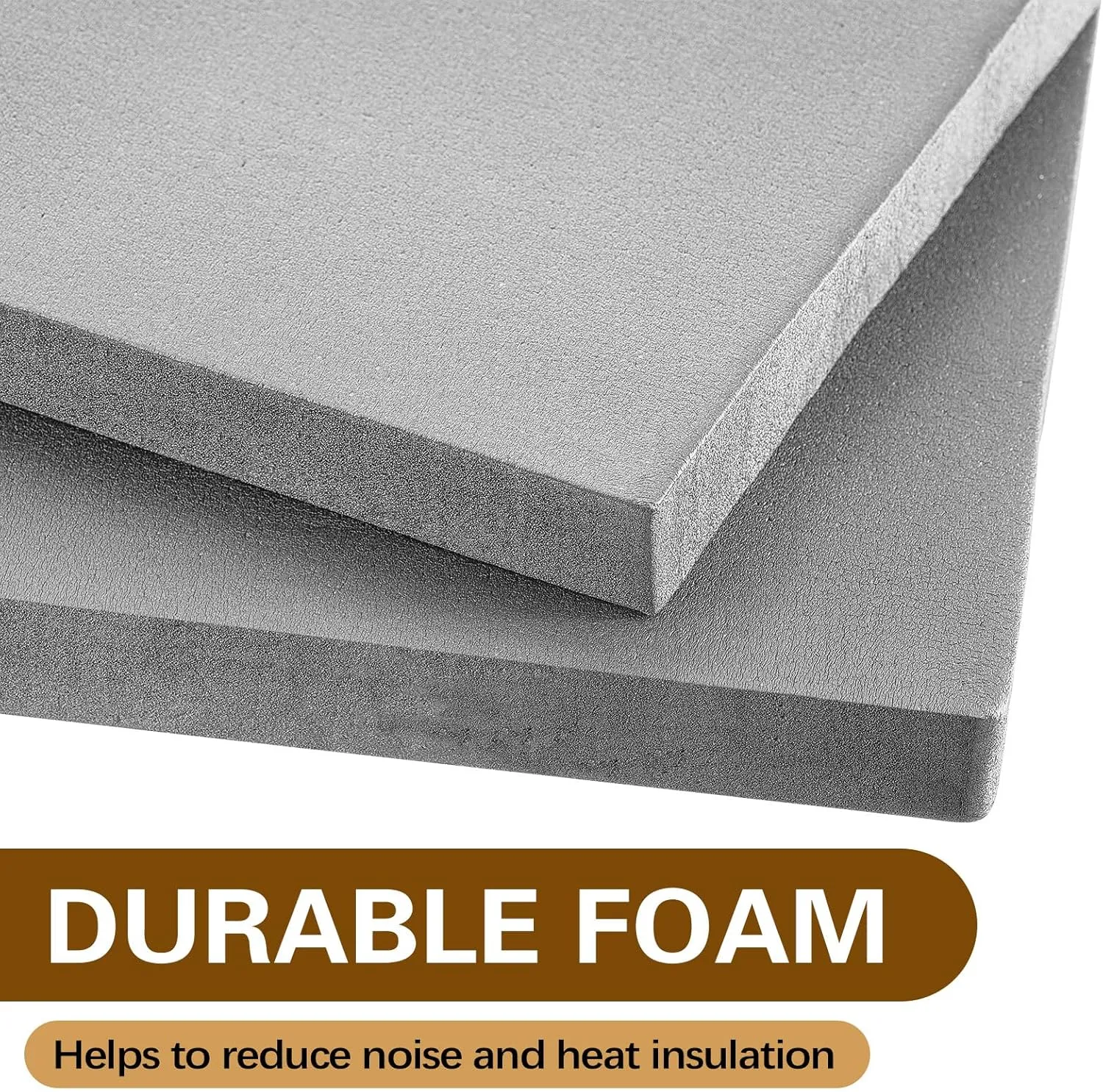 Pangda 4 Pcs Pcs 17 x 9 x 7/8 Inch Window Air Conditioner Insulated Foam Panels Insulation Winter Ac Side Surround Panels Kit with Top Seal Strip for Summer and Winter Indoor (Grey)