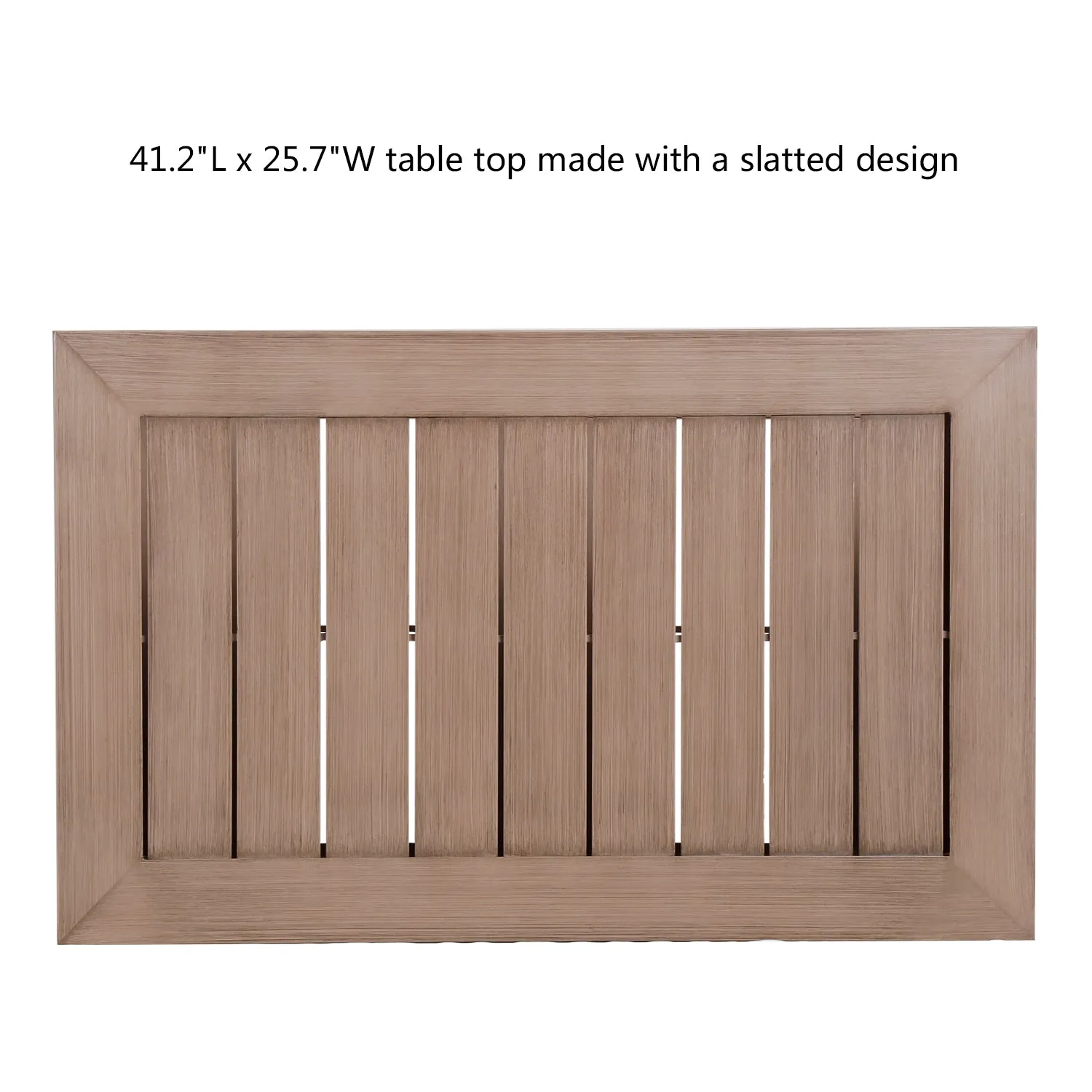 Patio Chat Table Quick-Drying Coffee Table Casual Garden Backyard Table