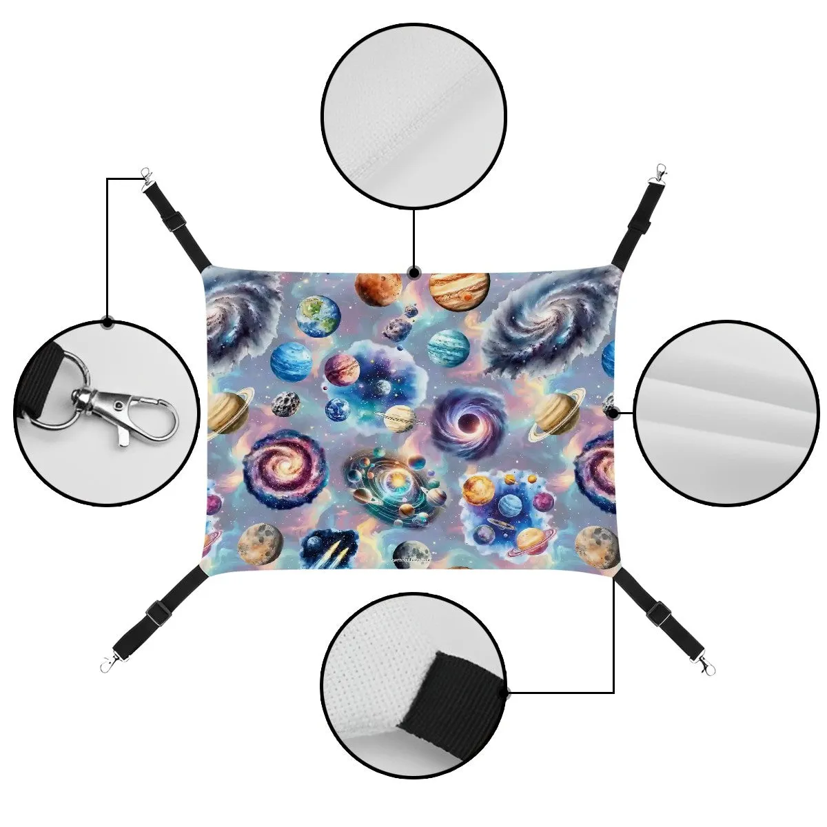 Pet Hammock - Many AWESOME Designs - Aliens, Cowboy, Outer Space