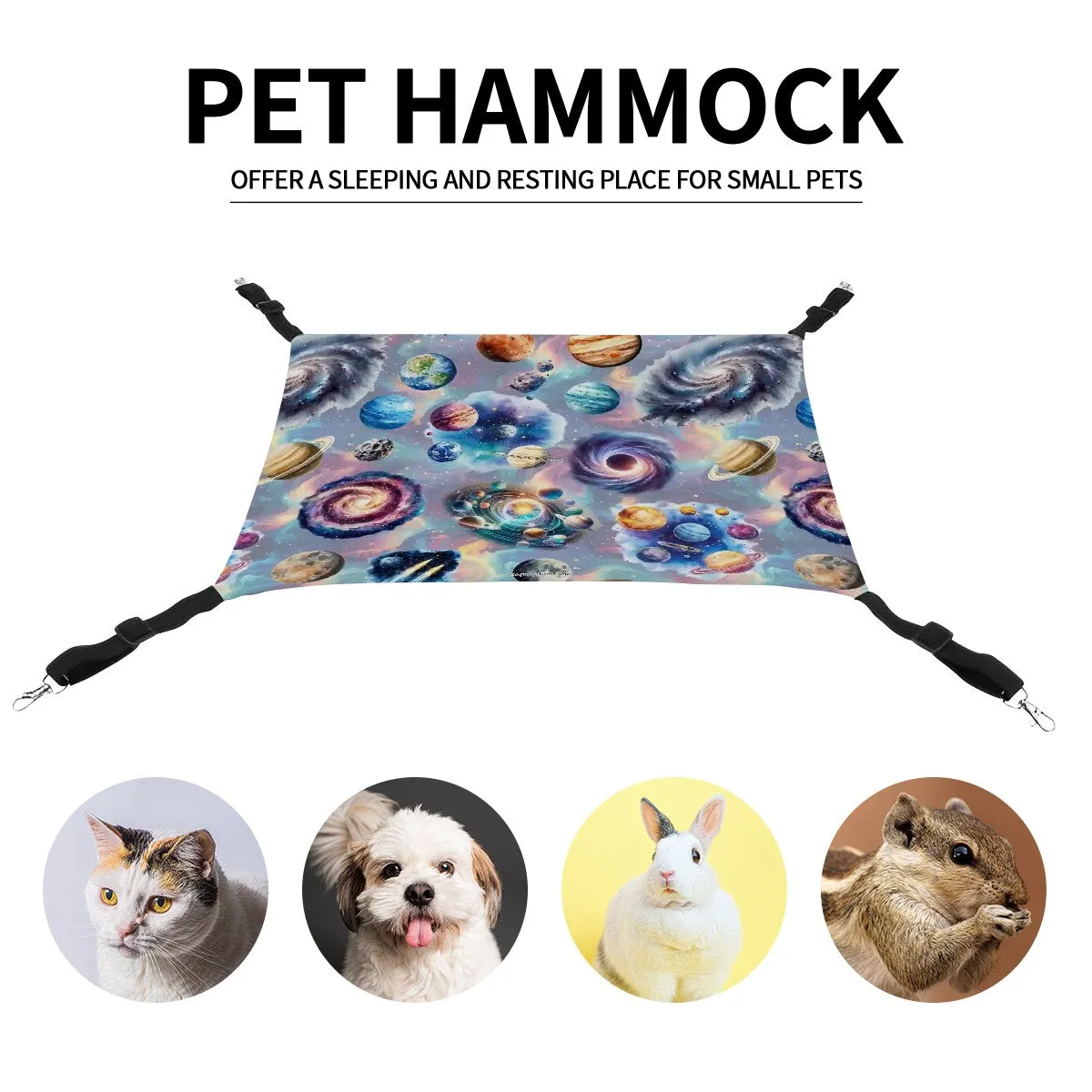 Pet Hammock - Many AWESOME Designs - Aliens, Cowboy, Outer Space