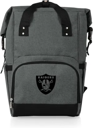 PICNIC TIME Gray Las Vegas Raiders Backpack