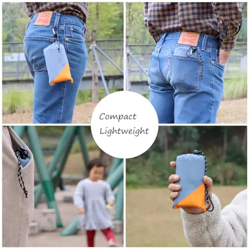 Pocket Picnic Blanket,Sandproof Lightweight Pocket Camping Tarp