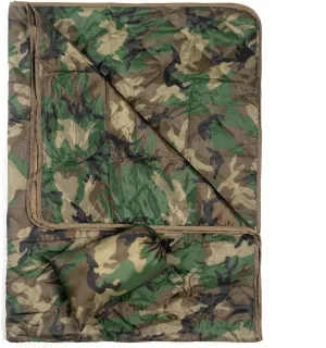 Poncho Liner Military Insulation Outdoor Camping Blanket for Travel, Beach, Grass, Picnic, Car Emergency, Outdoor, Survival
