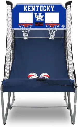 Pop-A-Shot - Home Dual Shot with Kentucky Wildcats NCAA Graphics l Sensor Scoring l 16 Game Modes l 7 Balls l Foldable Storage l for All NCAA Fans
