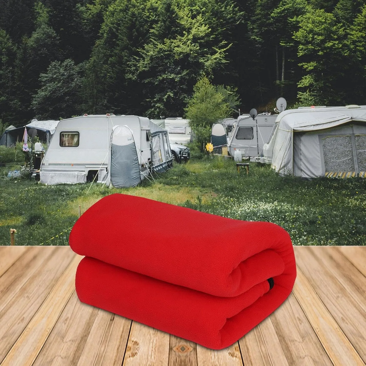 Portable Camping Blanket with Sleeping Bag Liner for Outdoor Adventures