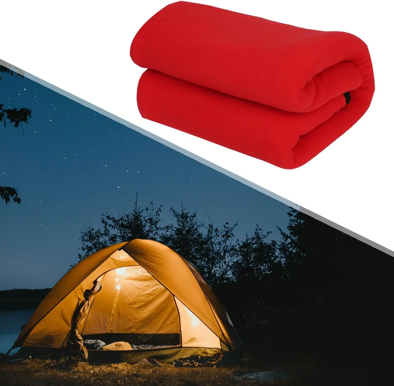 Portable Camping Blanket with Sleeping Bag Liner for Outdoor Adventures
