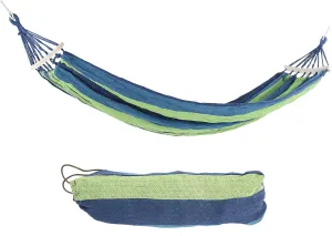 Portable Camping Hammock Lightweight Outdoor Travel Hammock with Hardwood Spreader Bar High Strength Indoor Outdoor Travel Lightweight Hammocks Single Double Hammock