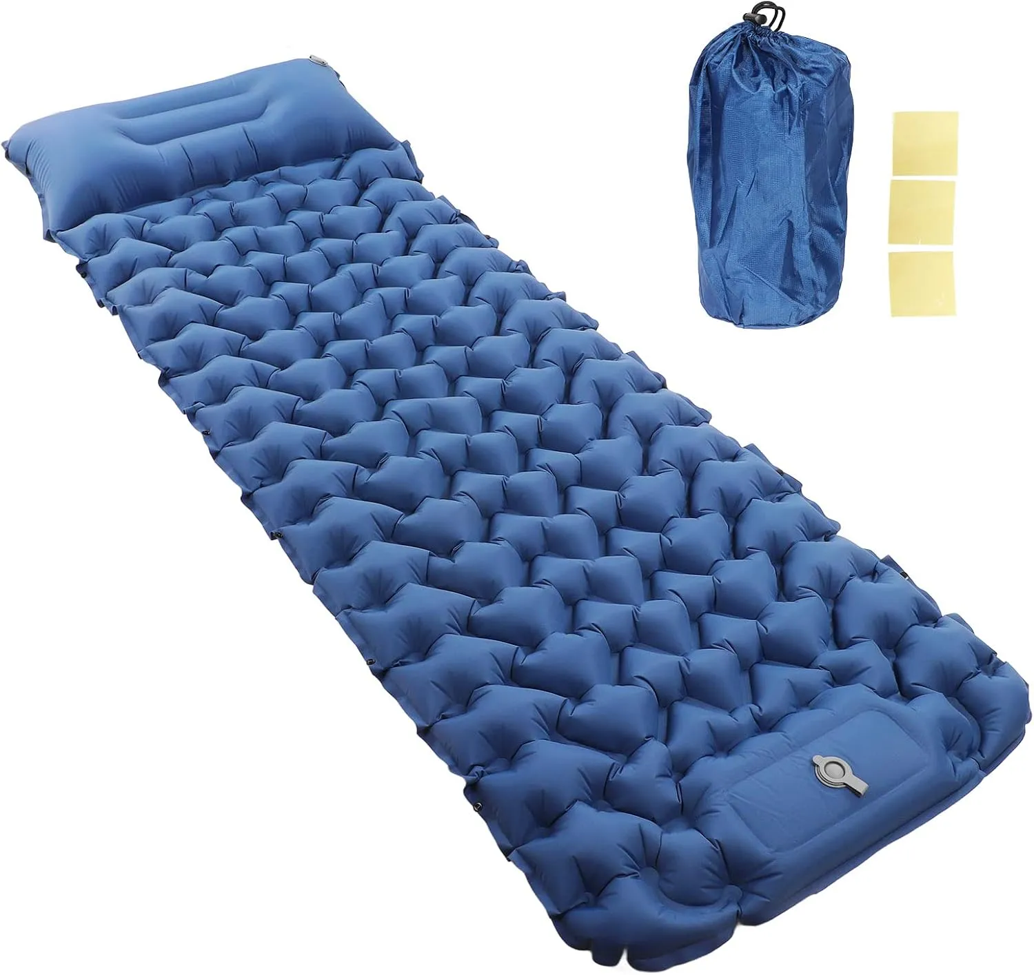 Portable Camping Pad, Self Inflating Sleeping Pad, Compact Hiking Pad, Suitable for Family Camping, Hiking, Backpacking, Cartravel or Guests at Home, Easy to Store and Carry