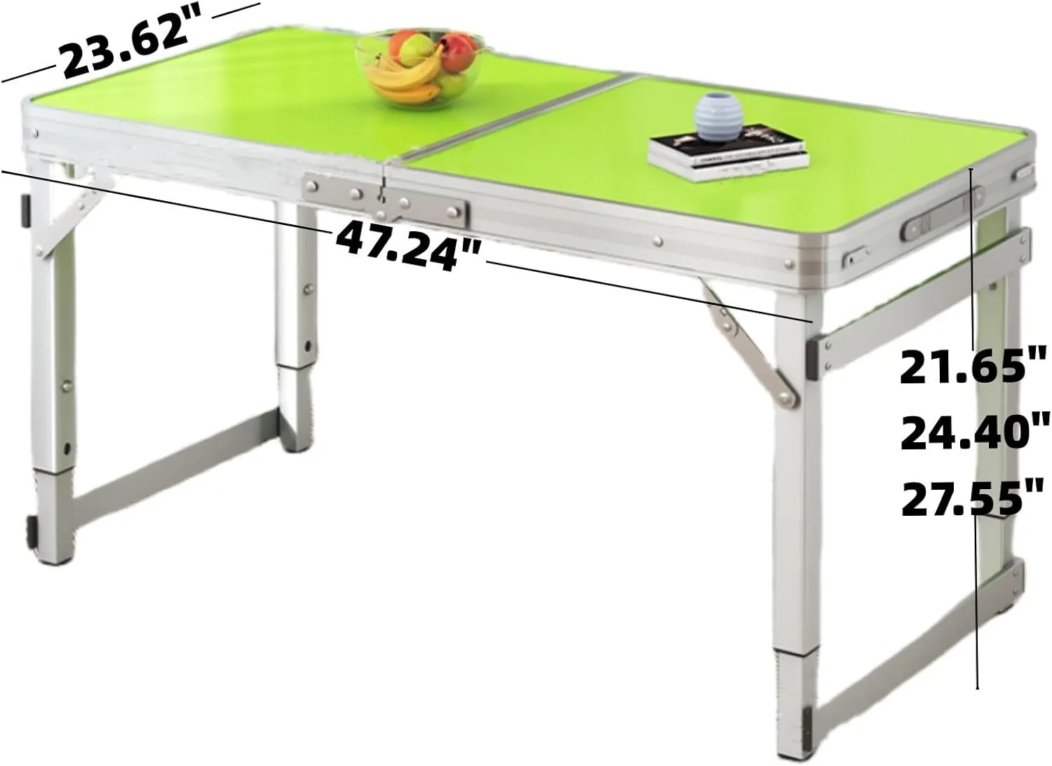 Portable Camping Table,Lightweight Folding Picnic Tables for Hiking Cooking Backpacking Outdoor Fishing,Adjustable Height,Beach Table with Carry Handle, Indoor Kitchen,Garden ( Size : Small )